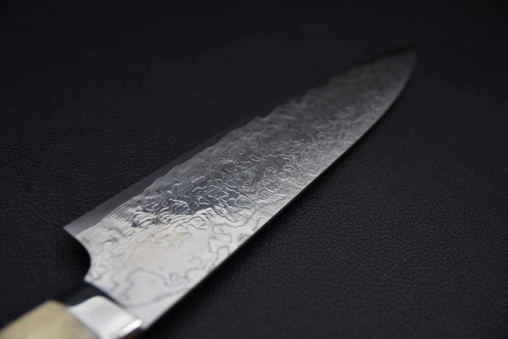 Takeshi Saji R2 Damascus Gyuto 210mm Corne De Cerf