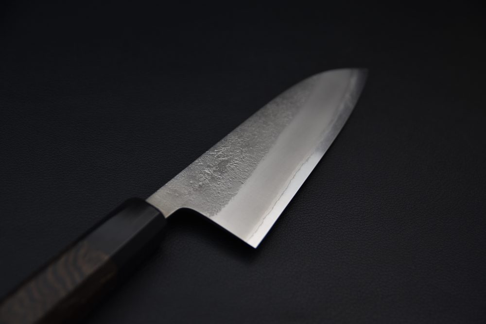 Yoshikane Shirogami #2 Nashiji Santoku 180mm Tagayasan