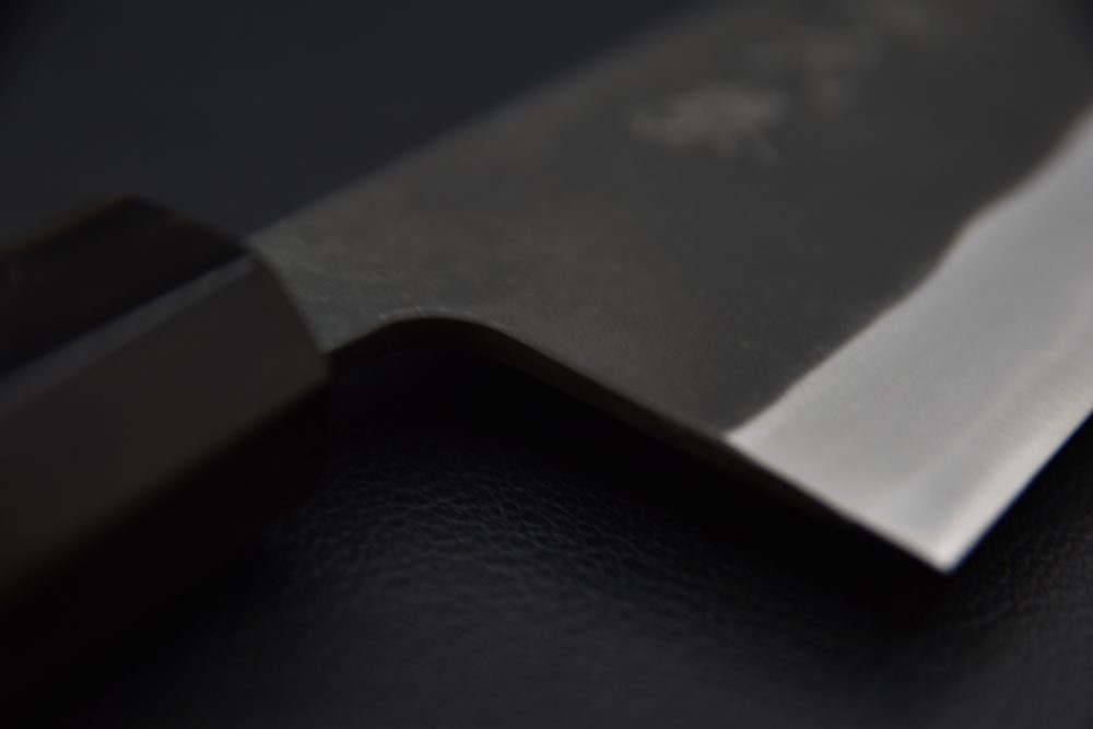 Shiro Kamo Aogami Super Kurouchi Gyuto 240mm Ébène