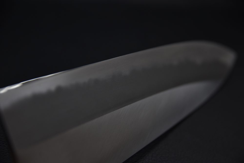 Hitohira Tanaka Kyuzo Aogami #1 Migaki Gyuto 240mm Ziricote (Extra Height)