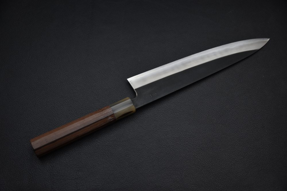 Hitohira Tanaka Kyuzo Aogami #1 Kurouchi Gyuto 240mm Taihei Bois de Rose