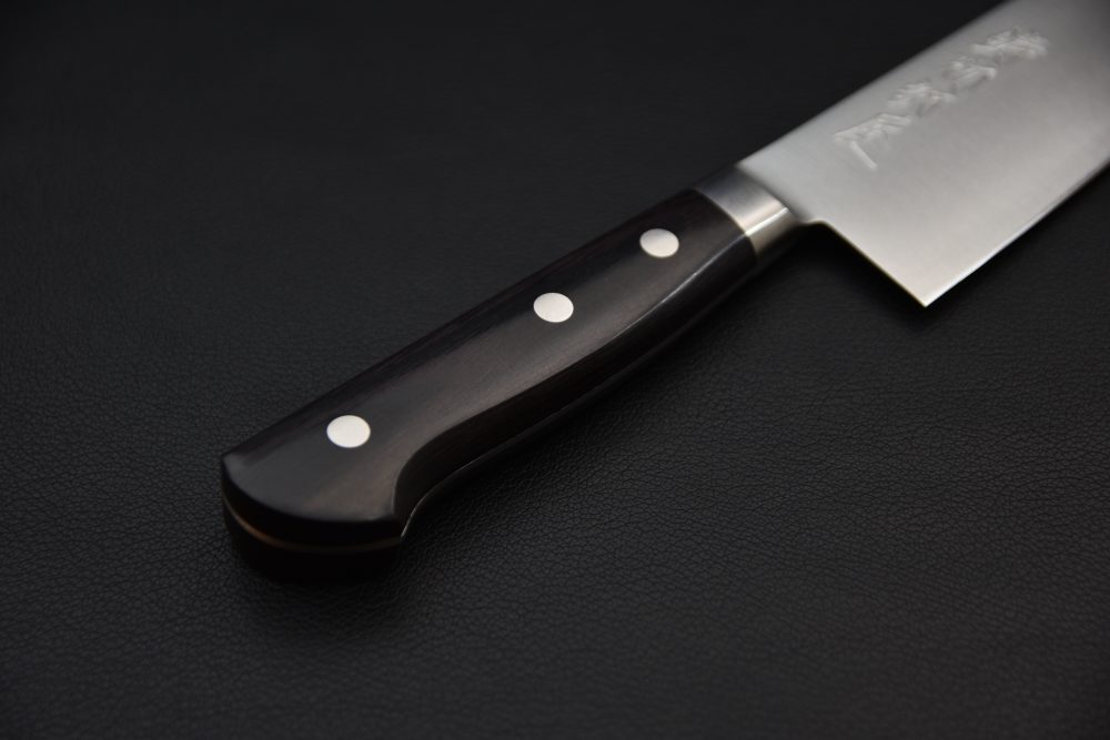 Hitohira Imojiya Aogami #2 Santoku 165mm Pakka