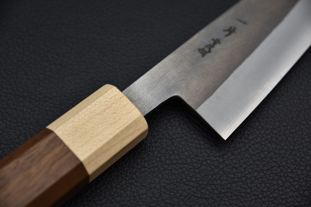 Hitohira TD Aogami #2 Kurouchi Honesuki Kaku 150mm Noyer