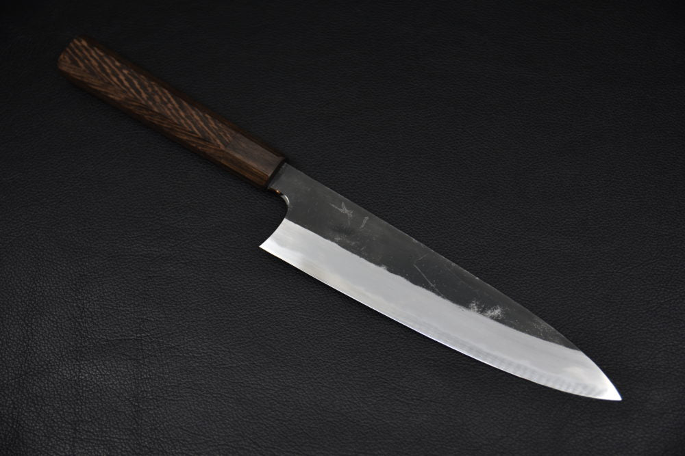 Hitohira Togashi Shirogami #2 Kurouchi Gyuto 210mm Tagayasan