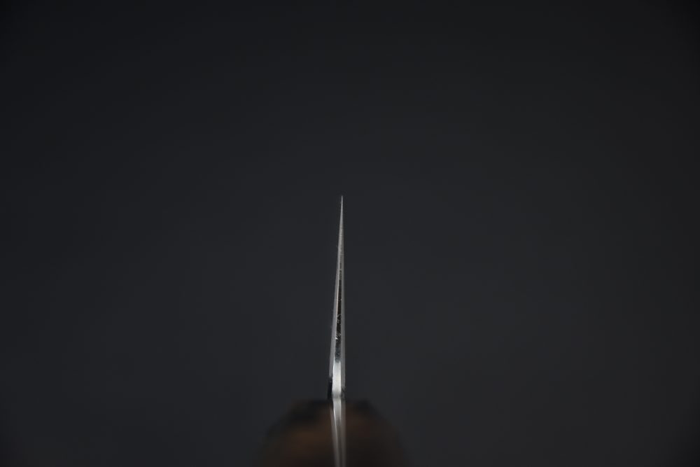 Nakagawa Uchihamono Aogami #1 Suminagashi Santoku 180mm Ébène