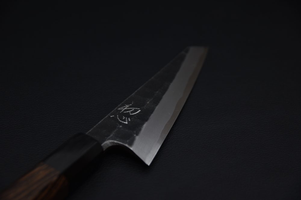 Hatsukokoro Shirasagi Kurouchi Aogami #2 Tsuchime Honesuki 150mm Tagayasan