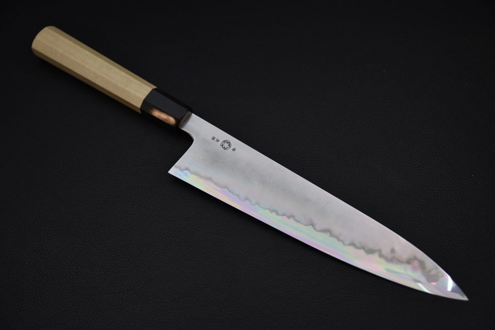 Takada no Hamono Shirogami #1 Suiboku Gyuto 240mm Ho