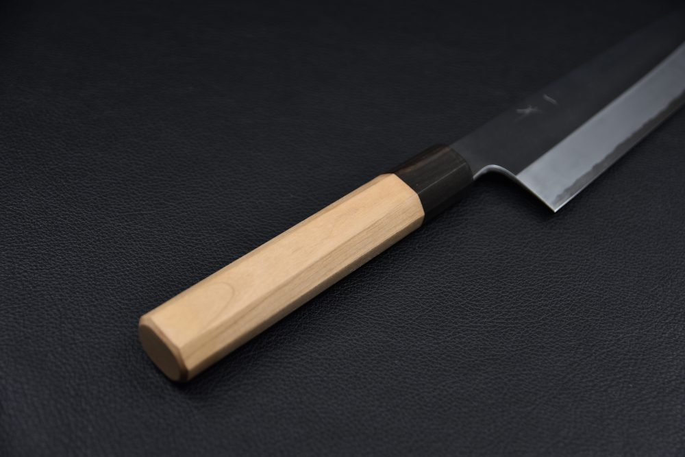 Hitohira Kikuchiyo Kyuzo Shirogami #2 Kurouchi Gyuto 240mm Cerisier