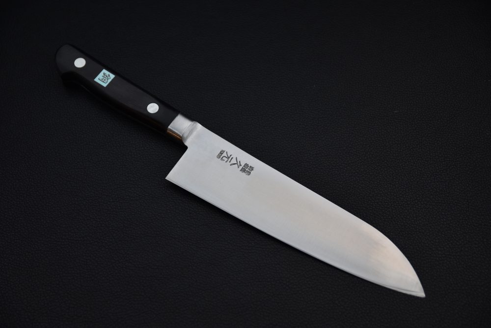 Morihei Hisamoto Hagane Santoku 185mm Pakka