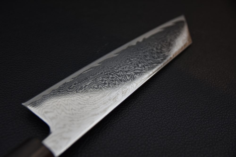 Hitohira Futana Nickel Damascus Bunka Tagayasan