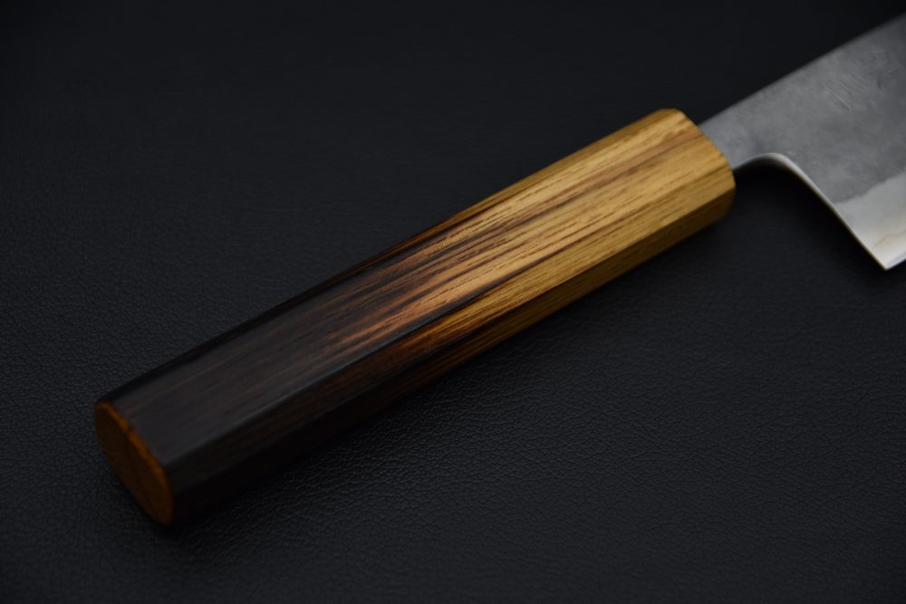 Motokyuuichi Ginsan Nashiji Gyuto 210mm Chêne Brulé