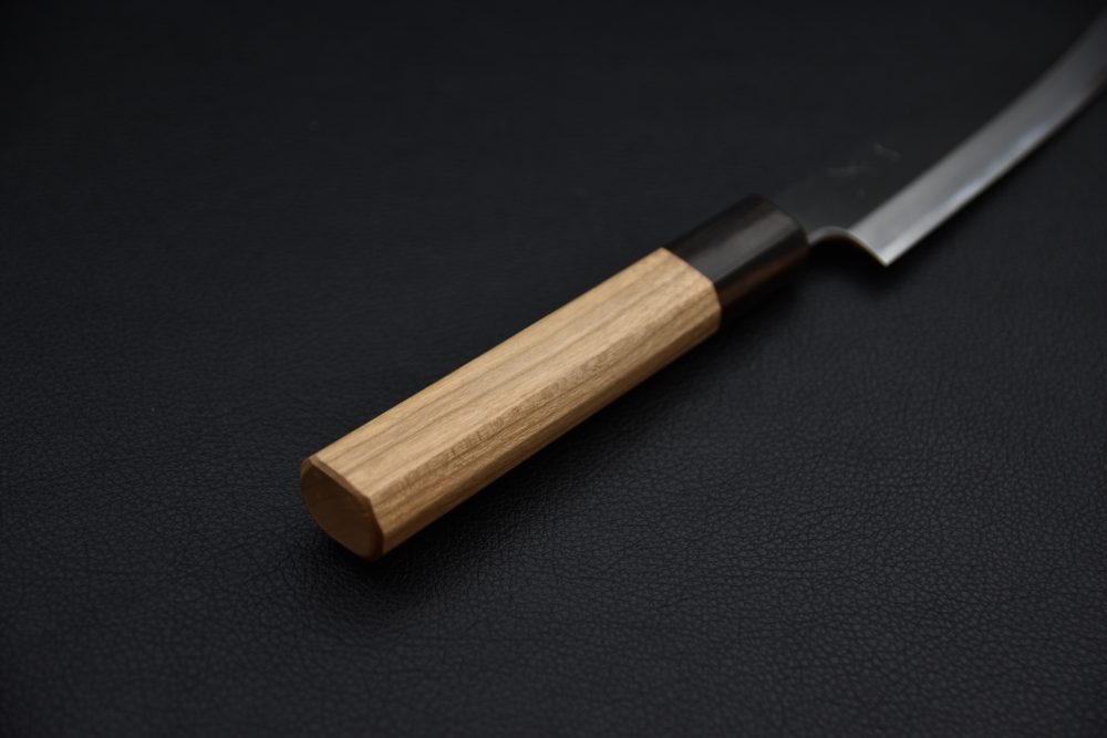 Hitohira Kikuchiyo Kyuzo Shirogami #2 Kurouchi Petty 150mm Cerisier