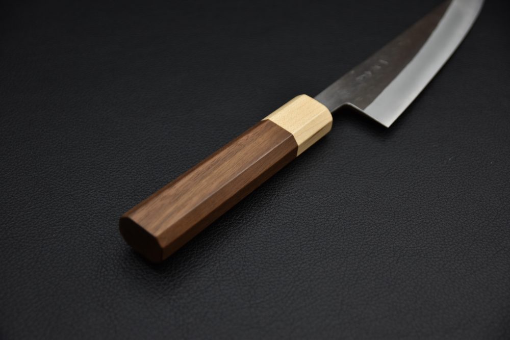 Hitohira TD Aogami #2 Kurouchi Honesuki Kaku 150mm Noyer