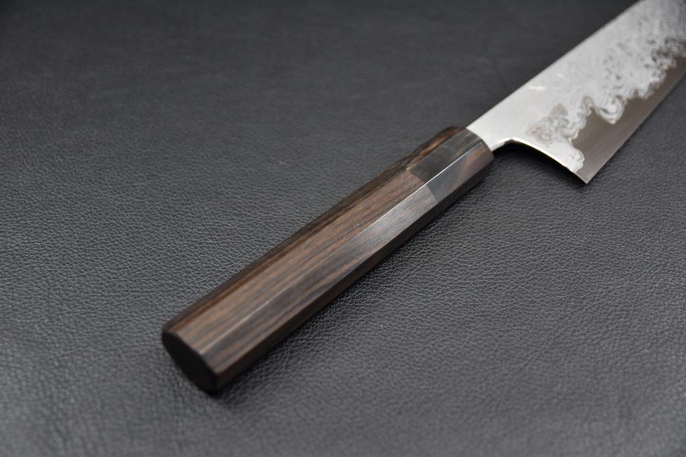 Hitohira Tanaka Yohei Aogami #1 Damascus Gyuto 240mm Ébène de Makassar