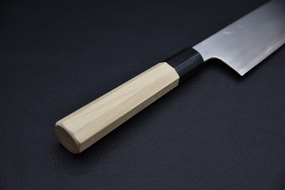 Hitohira Gorobei Rikichi Shirogami #2 Kasumi Gyuto 240mm Ho