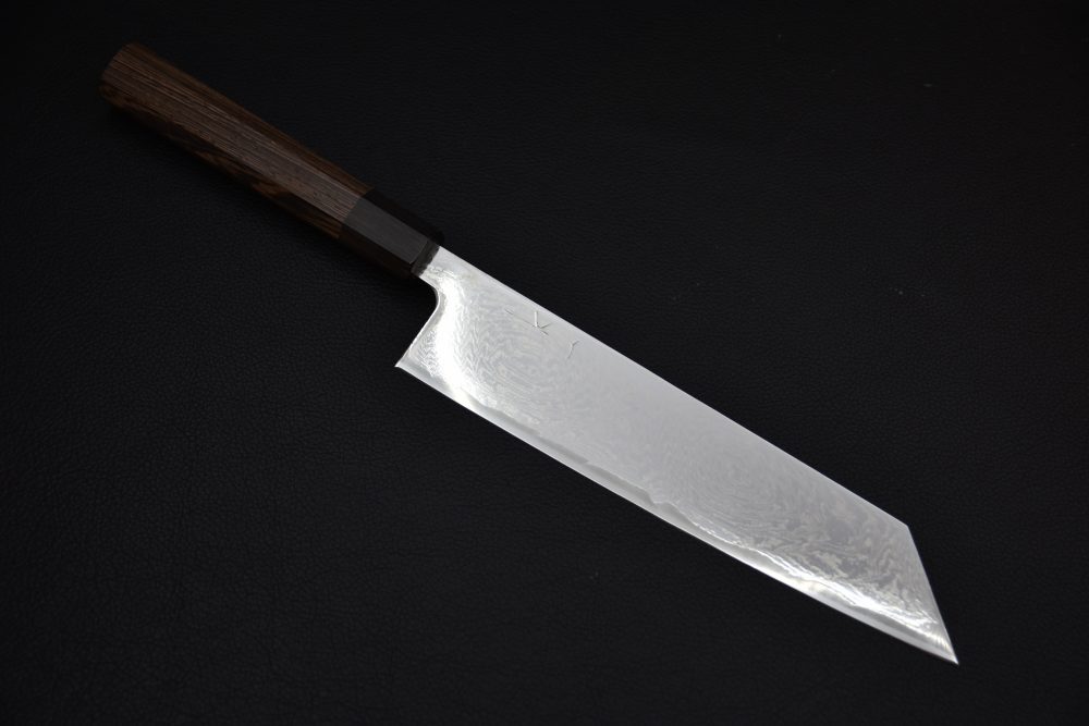 Hitohira Futana Nickel Damascus Kiritsuke Gyuto 210mm Tagayasan