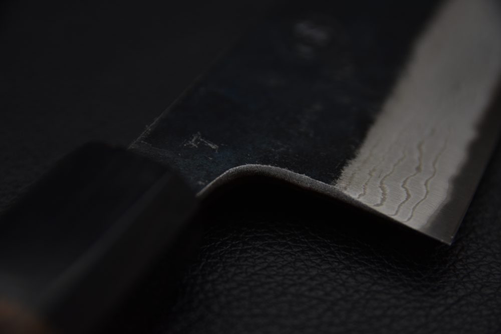 Hatsukokoro Kumokage Aogami #2 Damascus Kurouchi Gyuto 210mm Tagayasan