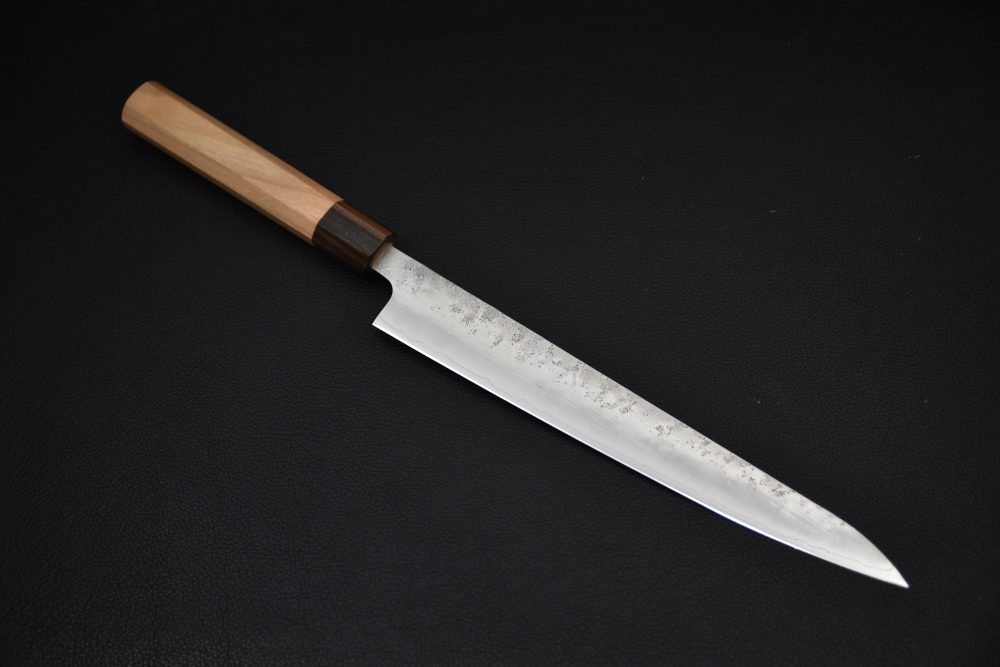 Hitohira Futana S3 Nashiji Sujihiki 240mm Cerisier