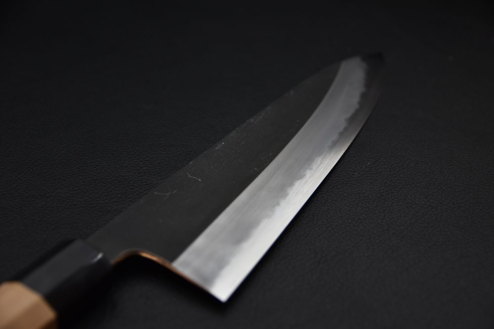 Hitohira Tanaka Kyuzo Aogami #1 Kurouchi Gyuto 240mm Yakusugi (Extra Height)