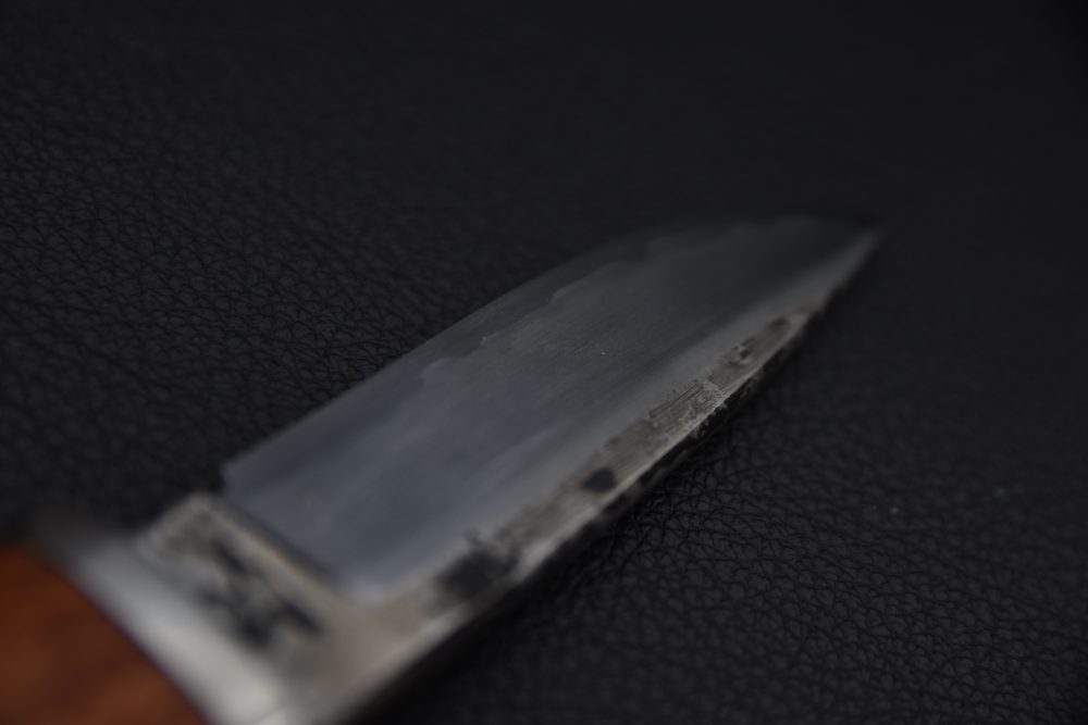 Kanatoko Couteau de chasse à lame fixe Aogami #2 Cognassier (#009)