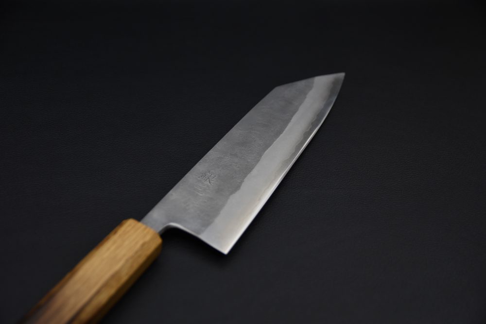 Motokyuuichi Ginsan Nashiji Kiritsuke Gyuto 210mm Burnt Oak