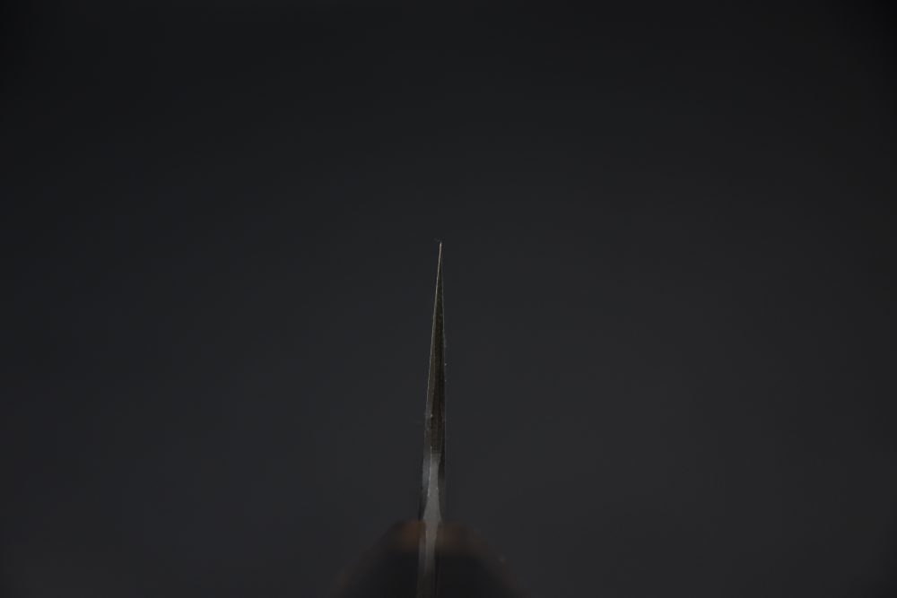 Mazaki Hamono Shirogami #2 Kuro Nashiji Gyuto 240mm Ébène