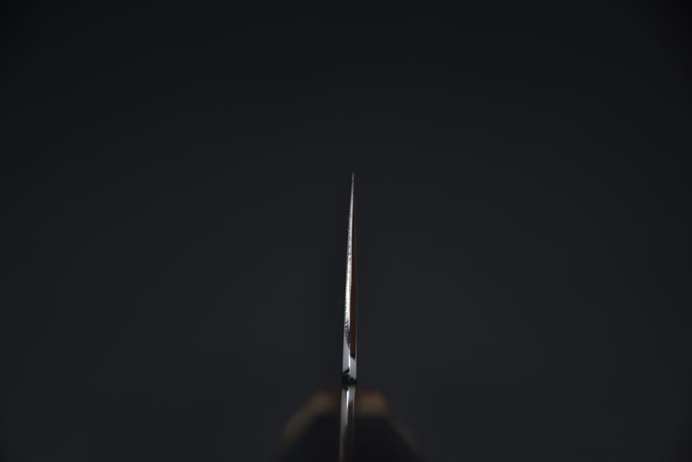 Hitohira Togashi Shirogami #1 Damascus Gyuto 240mm Ébène