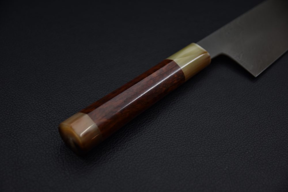 Shoichi Hashimoto Black Damascus Coreless Gyuto 240mm Snakewood
