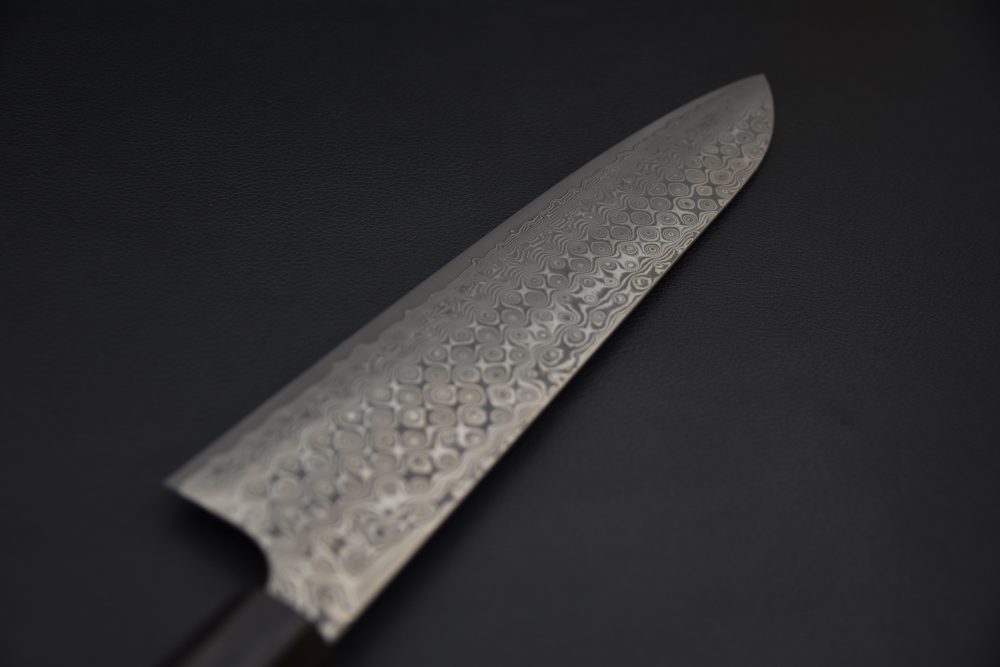 Nigara Hamono SG2 Anmon Damascus Gyuto 270mm Ébène