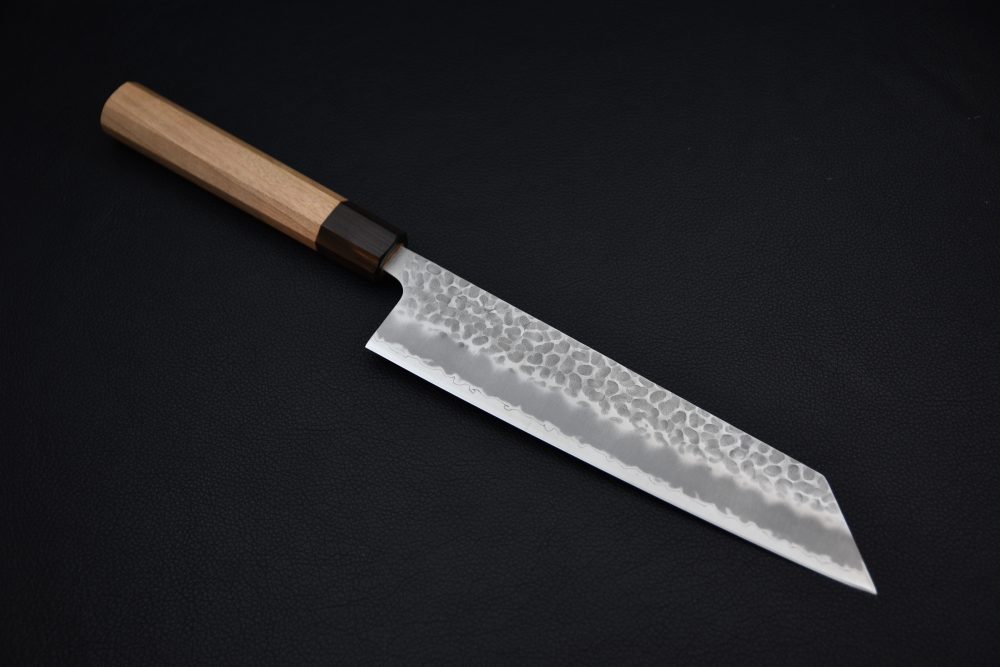 Hitohira Futana SB Migaki Tsuchime Kiritsuke Gyuto 210mm Cerisier