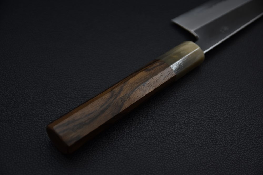 Hitohira Tanaka Kyuzo Aogami #1 Stainless Clad Gyuto 240mm Ziricote