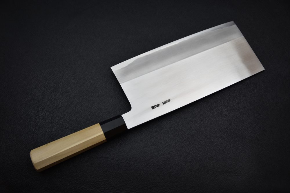 Hitohira Togashi Shirogami #2 Cleaver 220mm Ho (#7)