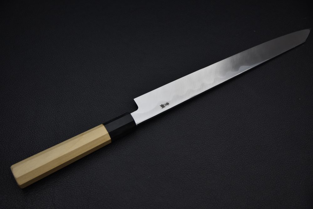 Hitohira Kikuchiyo Manzo Aogami #2 Kiritsuke Yanagiba 300mm Ho