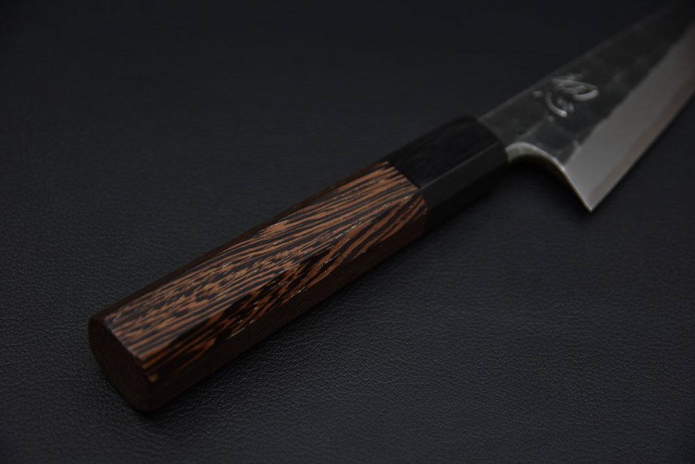 Hatsukokoro Shirasagi Kurouchi Aogami #2 Tsuchime Honesuki 150mm Tagayasan