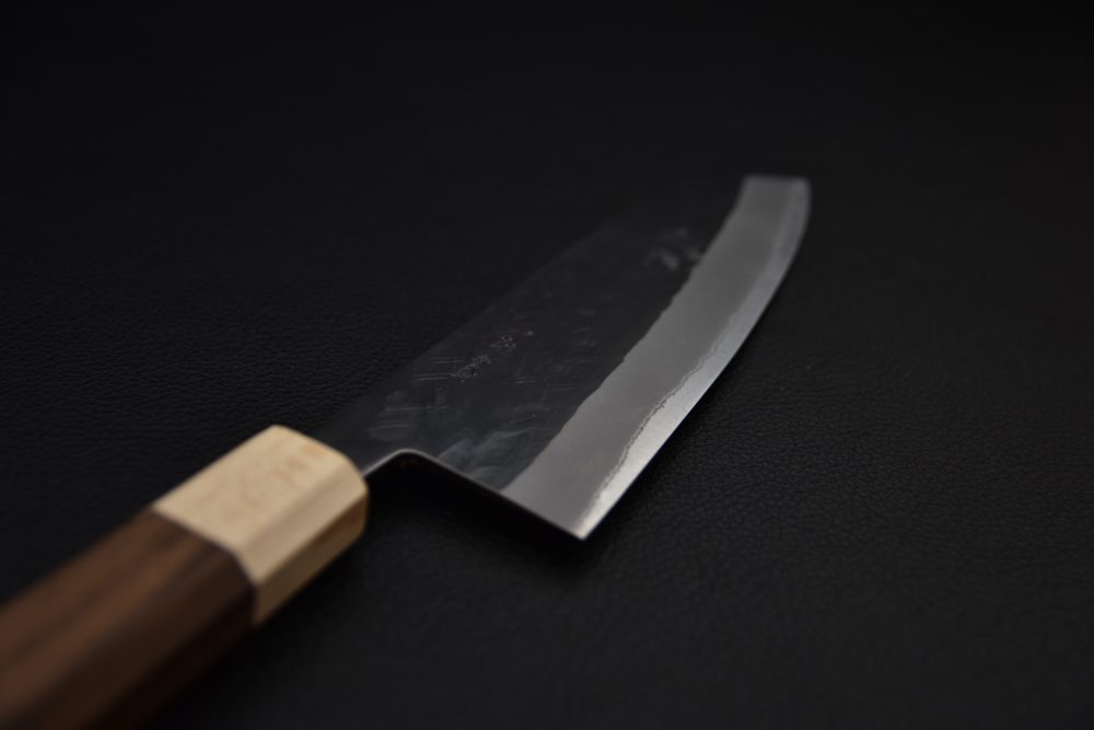 Hitohira TD Aogami #2 Kurouchi Santoku 165mm Noyer