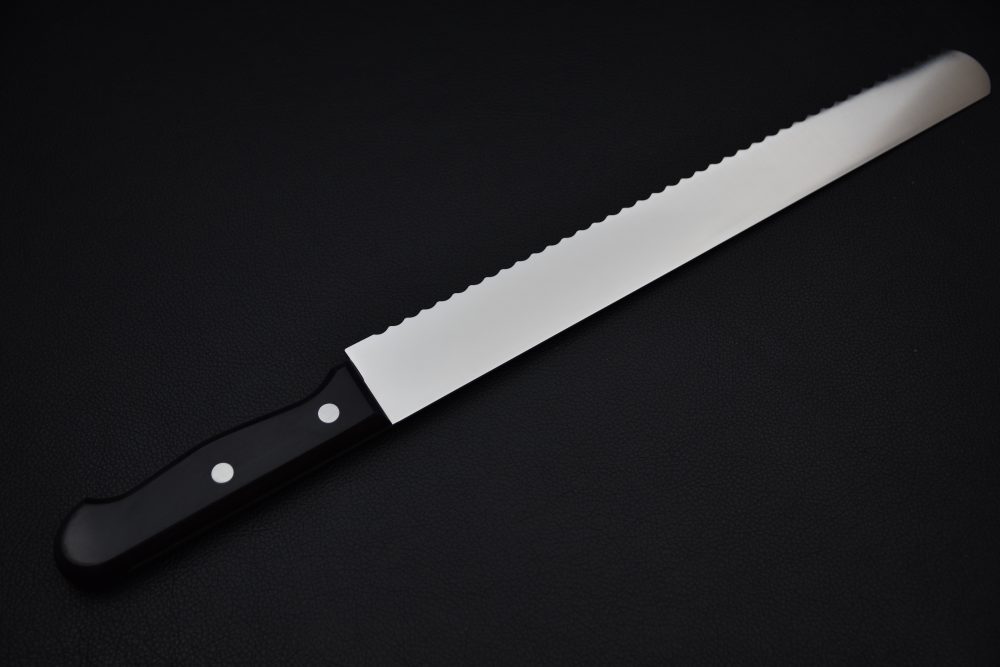 Hitohira Hiragana Couteau à Pain 300mm Pakka
