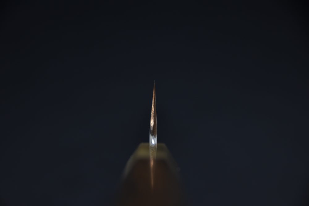 Hitohira Togashi Shirogami #1 Stainless Clad Sujihiki 240mm Ziricote