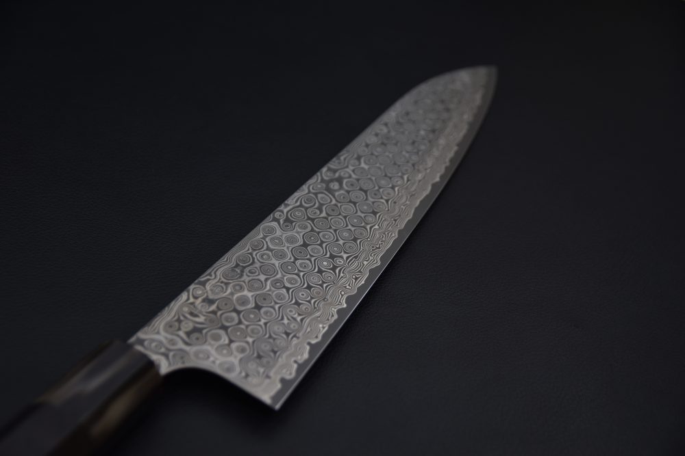 Nigara Hamono SG2 Anmon Damascus Gyuto 270mm Ébène