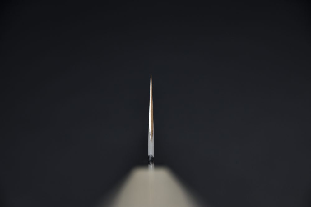 Hitohira Gorobei Rikichi Shirogami #2 Kasumi Gyuto 210mm Ho