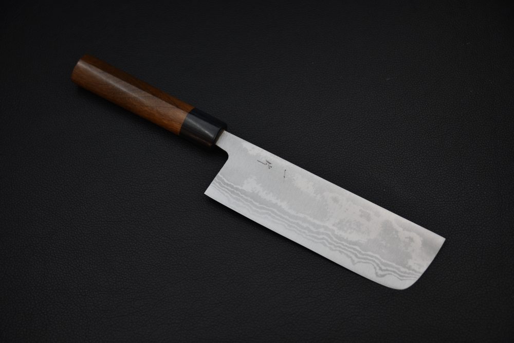 Hitohira GR Aogami #2 Damascus Nakiri 165mm Érable