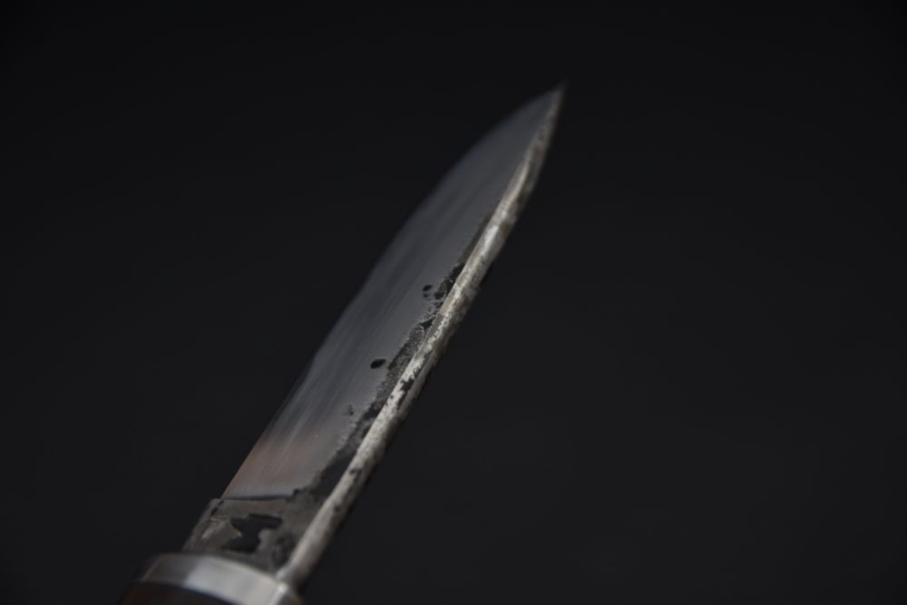 Kanatoko Couteau de Chasse à Lame Fixe Chêne (#007)