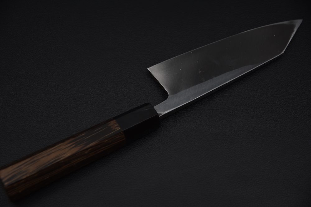 Hatsukokoro Shirasagi Kurouchi Aogami #2 Tsuchime Deba 180mm Wenge