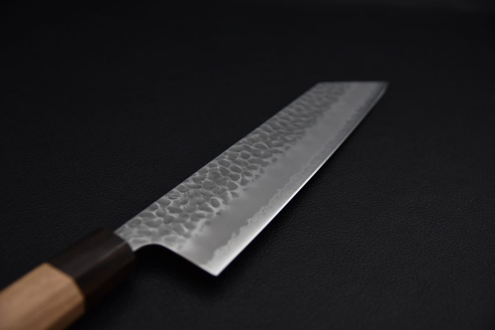 Hitohira Futana SB Migaki Tsuchime Kiritsuke Gyuto 210mm Cherry wood