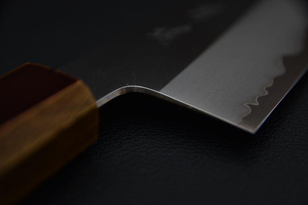 Hado Junpaku Shirogami #1 Stainless Clad Gyuto 240mm Chêne Laqué