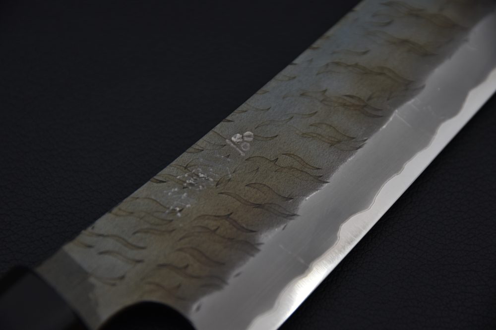 Nigara Hamono Aogami Super Kurouchi Tsuchime Sakimaru 270mm Tagayasan