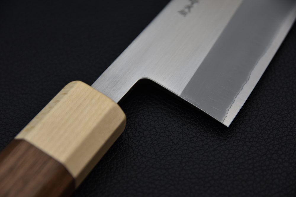 Hitohira TD Aogami #2 Migaki Gyuto 210mm Noyer