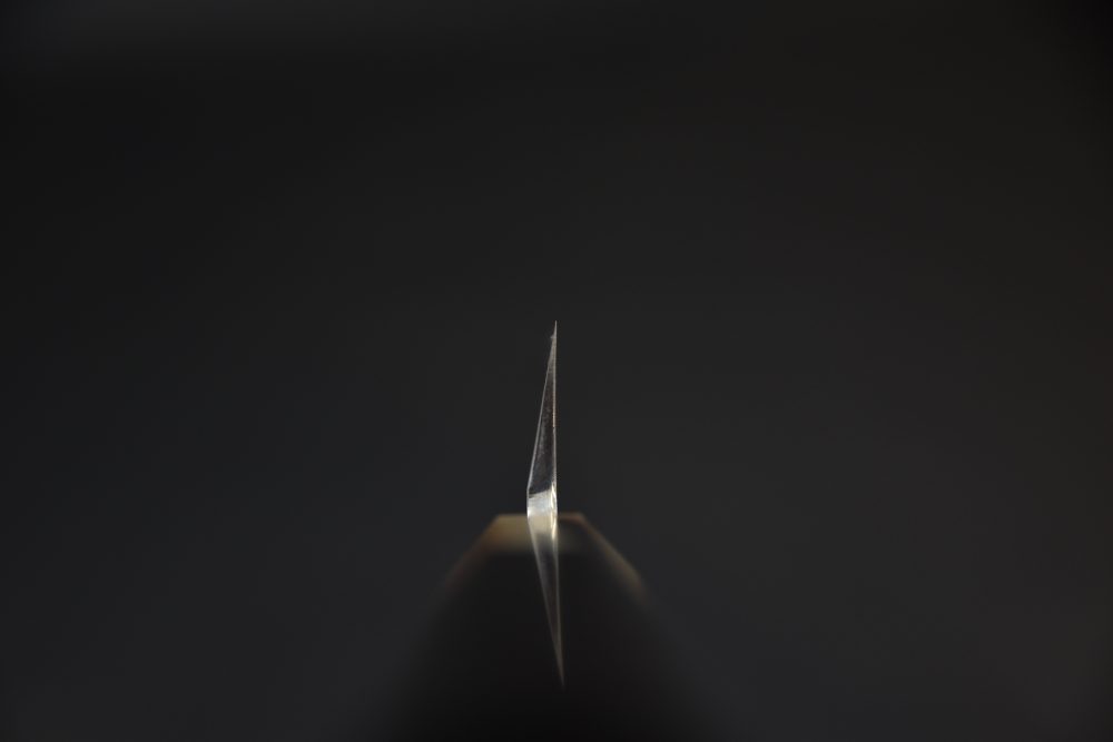 Hitohira Tanaka Mosuke Aogami #1 Kiritsuke Yanagiba 270mm Mirroir Ébène