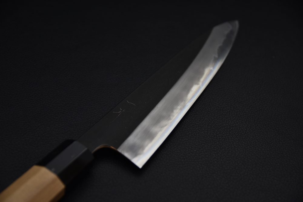Hitohira Tanaka Kyuzo Aogami #1 Kurouchi Gyuto 210mm Cèdre Yakusugi