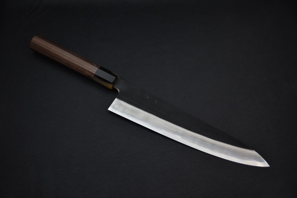 Hitohira Tanaka Kyuzo Aogami #1 Kurouchi Gyuto 240mm Taihei Bois de Rose