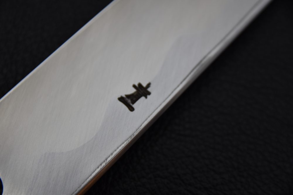 Hitohira Tanaka Mosuke Aogami #1 Kiritsuke Yanagiba 270mm Mirroir Ébène